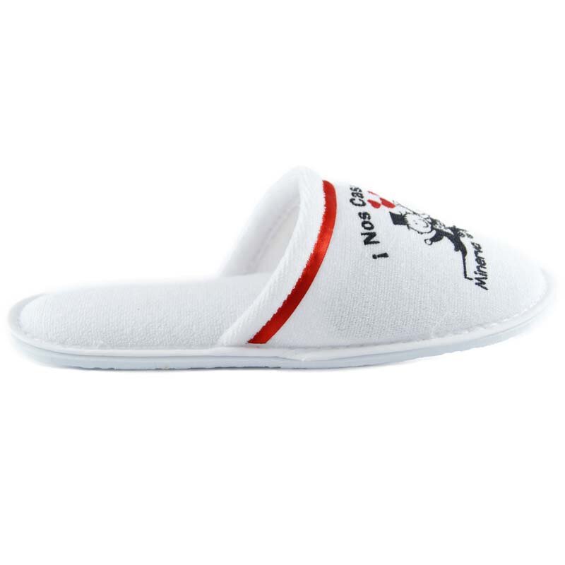 PANTUFLA PLAYA AZUL SATIN